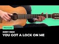 Jerry Reed - You Got a Lock On Me tutorial lesson | How to play