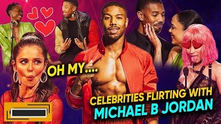 Female Celebrities Flirting and Drooling over Michael B Jordan