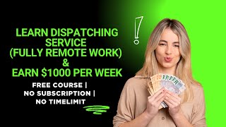 🚛 Dispatch Service Overview | Earn $1000+ / Week Work from Home! 💰 | #DispatchingMaster #remotework