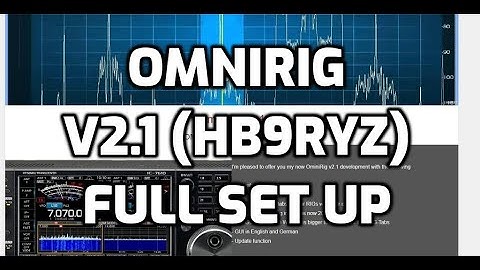 OmniRig V2.1 Full Set Up