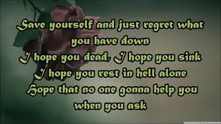 Broken Rose - Sayonara Rest in Hell Lyrics