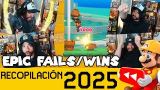 EPIC FAILS/WINS ZETASSJ 2025 - Recopilación Mario Maker 2 | Compilation FAILS & WINS