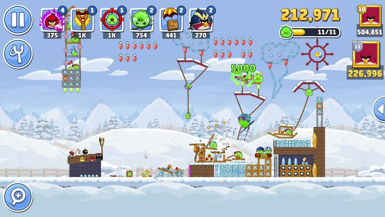Angry Birds Friends Level 3 Tournament 1692 three stars NO POWER-UP walkthrough 2026-01-31