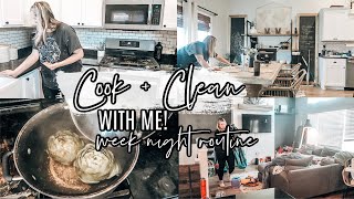 COOK AND CLEAN #WITHME | DAILY EVENING CLEANING ROUTINE OF A WORKING MOM 2020