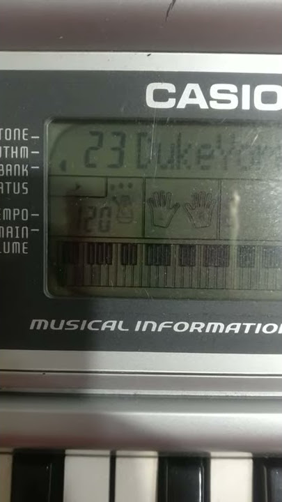 Casio Piano Songs - Keyboard Song Number 23: The Noble Duke of York