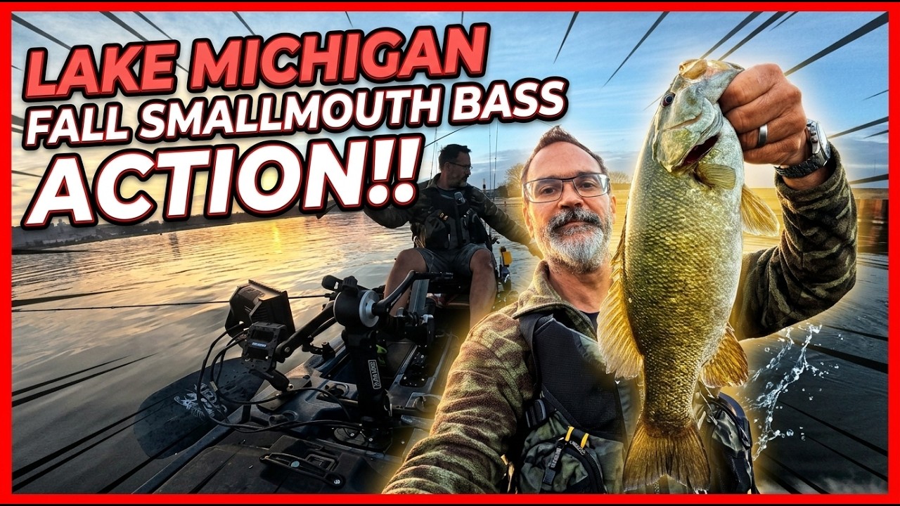 Lake Michigan Harbor Smallmouth Bass [Wisconsin Fall  BFS Action!!]