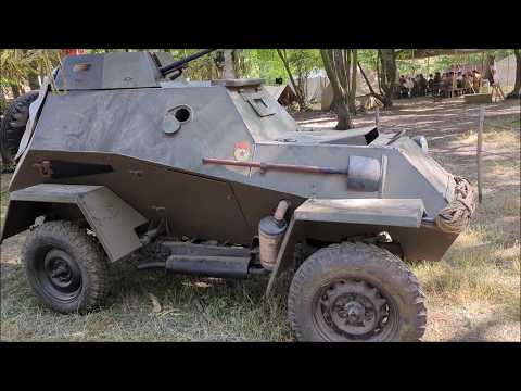 Soviet WWII era BA-64B Armoured Car (restored), close up at the Capel Military Show 2026