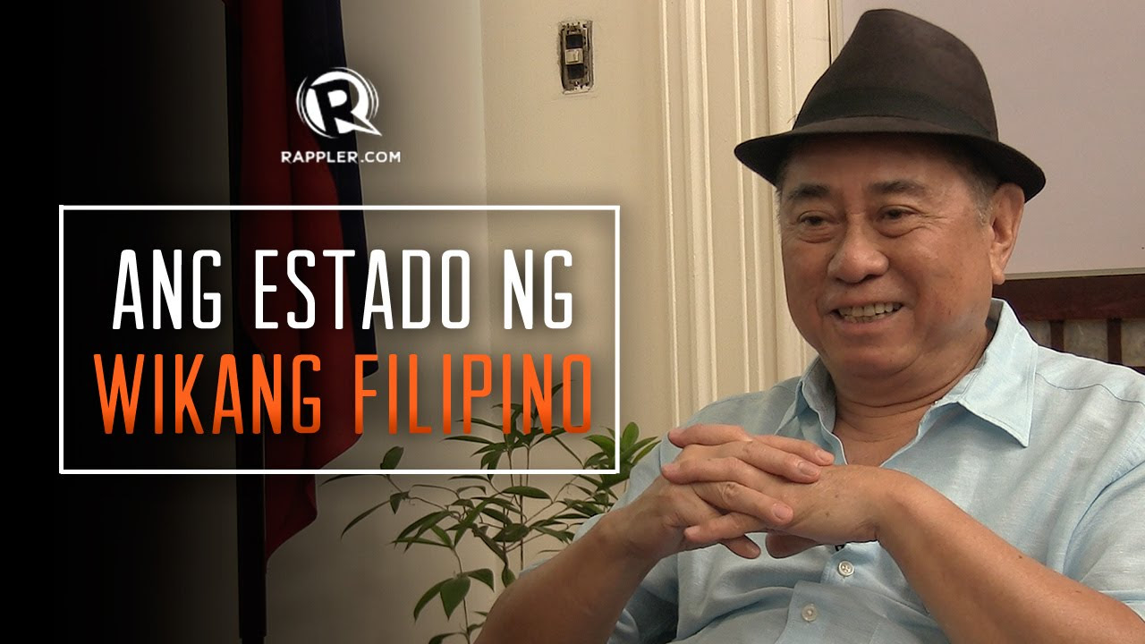 Ang estado ng wikang Filipino The state of the Filipino language