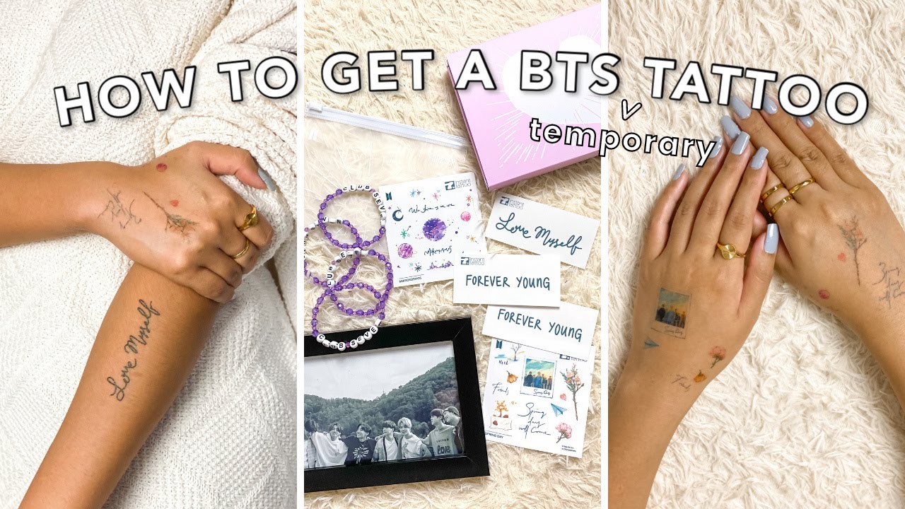 Bestie Matching Temporary Tattoos – EverjoyLife