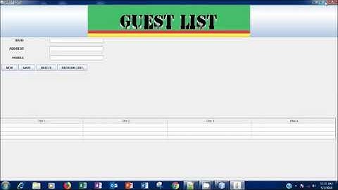 derby Embedded  java guest list application