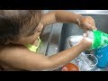 2才9ヶ月を洗い物やってくれました！！！ 可愛いすぎます