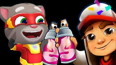 Subway Surfer Vs Talking Tom Hero Dash~ Gameplay walkthrough Subway Surfer new update Horror mode