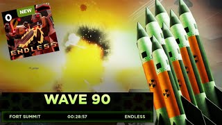 SPEEDRUNNING ENDLESS WITH 100 POWERUPS (7 NUKES USED) | Tower Defense X