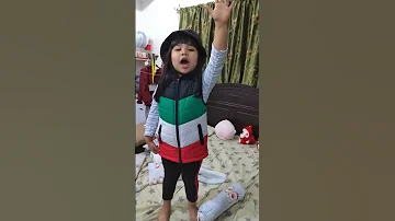 My Daughter Singing Arabic Song Kuwait National Anthem Shortvideo Shorts 