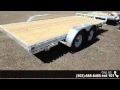 2015 H&H  8.5x16 Aluminum Flatbed / Car Hauler - Colorado...