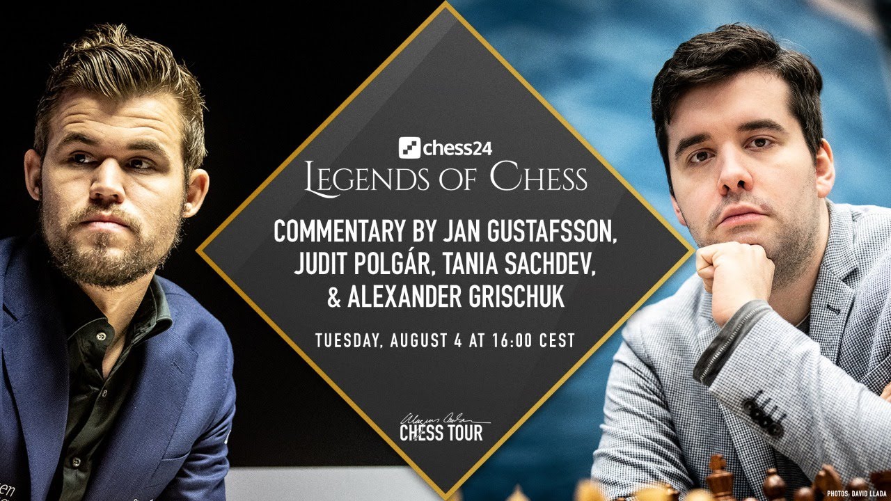 chess24 Legends 4: Carlsen grabs the sole lead