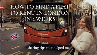 How I found a flat to rent in London in 2 weeks. London flat hunt tips