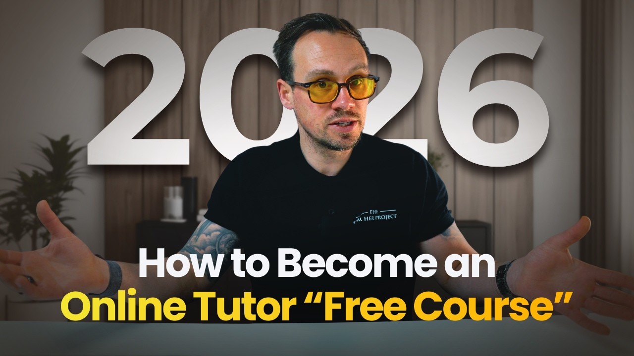 How To Become An Online Tutor In 2026 [Free Course] - YouTube