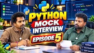 Python Mock Interview  Episode - 5 | Test Your Interview Skills | Python Training Institute In Hyd