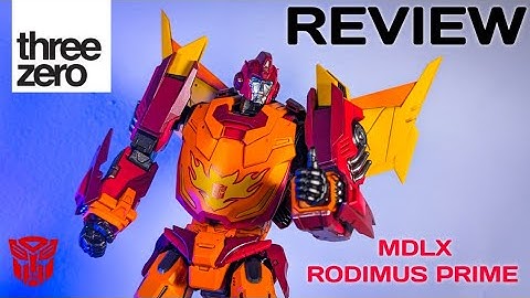 Transformers Threezero MDLX Rodimus Prime Action Figure Review! Threezero with the Mic Drop! 🔥🔥🔥