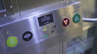 Sweden, Stockholm, Slussen Subway Station, Kone Elevator