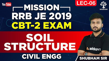 Lec- 06 | Soil Structure and clay mineralogy | GATE |Civil Engg | Shubham sir | Success Ease