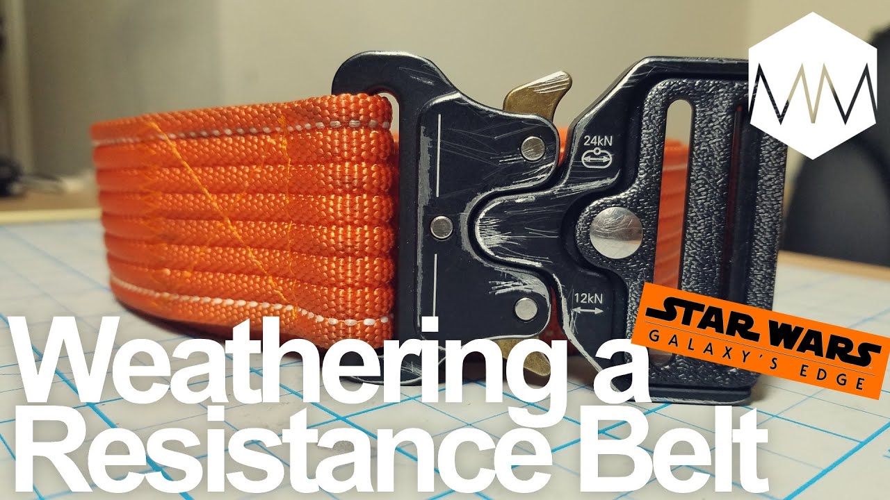 ▲ Weathering a Belt for Galaxy's Edge // Batuu Bounding // Disney Bounding