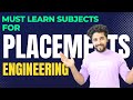 Must Learn Subjects For Placement In College | Important Subjects For Placements In Engineering