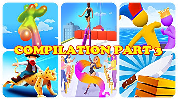 Blob Runner 3D, High Heels, Giant Rush, Animal Transform Race, Hair Challenge, Slice It All Part 3