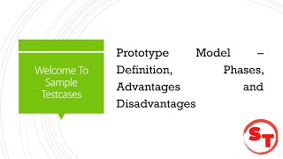 What is a prototype model in software engineering?