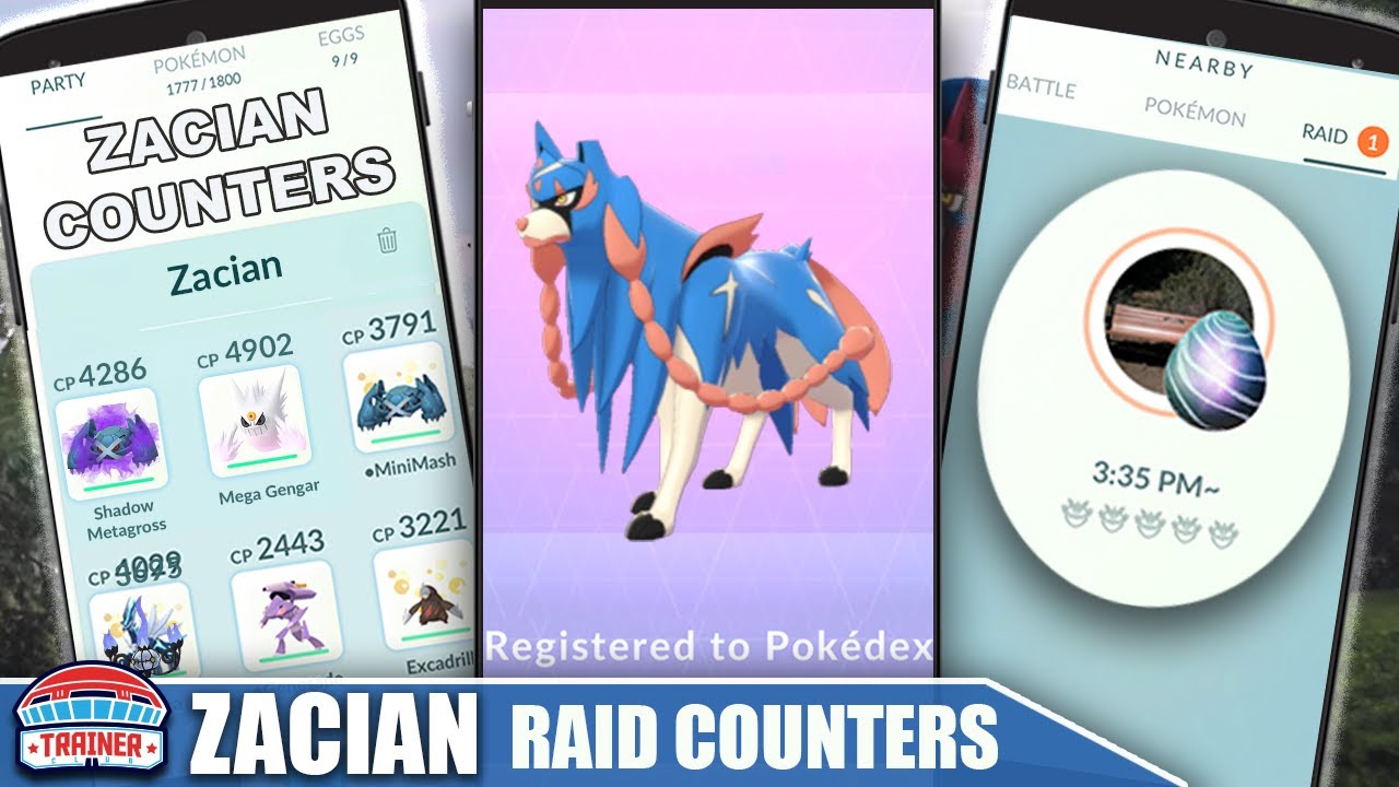 Zacian Pokémon GO Raid Battle Tips