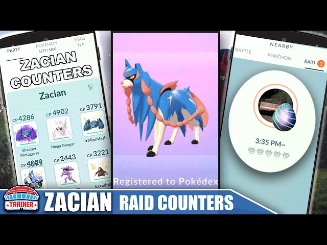 Pokémon GO Zacian: Counters, Raids, Moveset, And More