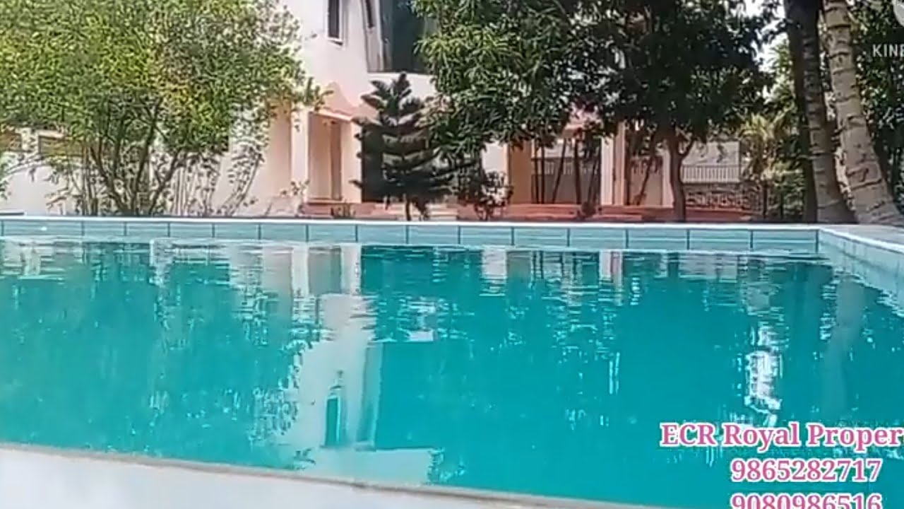 ID 346Ecr Beach House for sale near Chennai!Mahbalipuram!ITC Sheraton!2.5 grounds!Mr