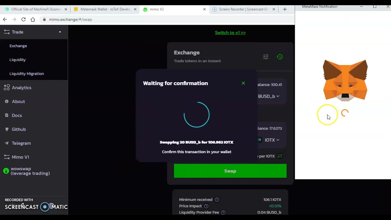 MachineFi IOTX - Como mintear NFT limitado paso a paso