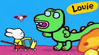 Cartoon For Kids - Louie Draw Me A Dragon Hd Learn To Draw