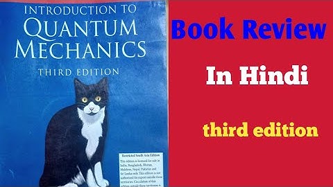 Book Review Of Quantum mechanics ( David J.Griffiths)