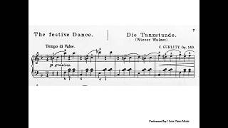 C.Gurlitt Album for the Young op.140 no.7 The Festive Dance / Piano Sheet Music