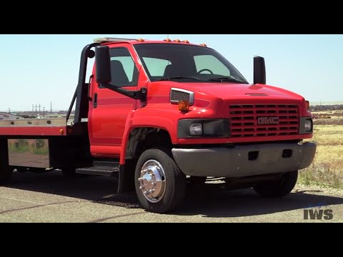 2003 GMC C5500 Top Kick with 21 ft. Vulcan 10-Series Steel Car Carrier from IWS