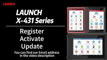 LAUNCH X-431 Series device Register & Activate & Update