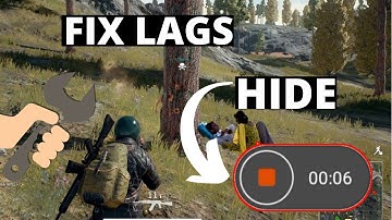 HOW TO HIDE SCREEN RECORDER WHILE RECORDING WITH FIX LAG WHILE SCREEN RECORDING ON XIAOMI