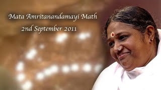 Mata Amritanandamayi Math - 2nd Sep 2011