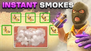 Every Mirage Instant Window Smoke in CS2 - NEW Updated Lineups