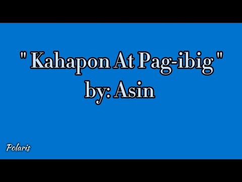 Asin - KAHAPON