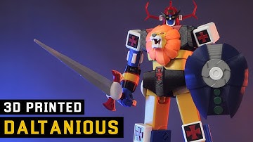 FREE DOWNLOAD: STL FILE FOR 3D PRINTED DALTANIOUS MECHA MODEL (NON TRANSFORM)