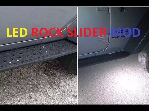 DIY JEEP ROCK SLIDERS & LED LIGHTS INSTALL.