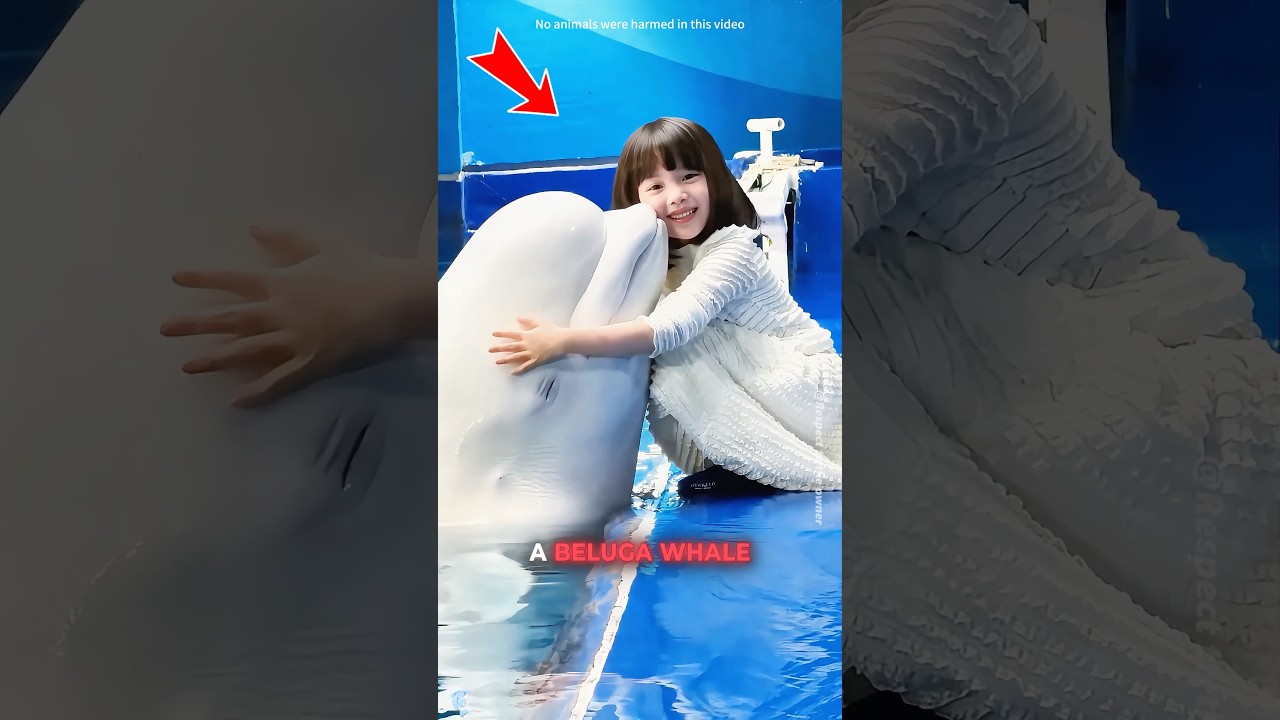She Kissed a Beluga as a Child... Over 10 Years Later, It Still Remembered Her#shorts