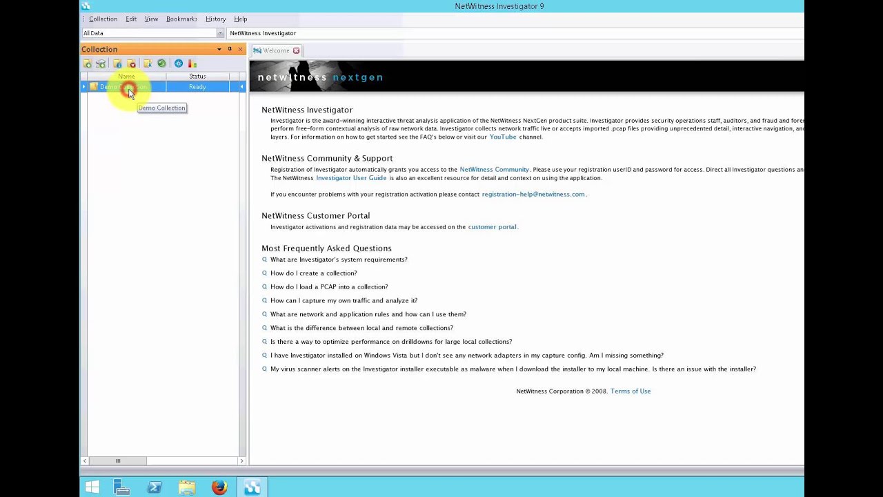 NetWitness Investigator 9.7.5.9