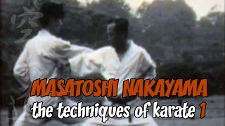 Masatoshi Nakayama. The techniques of karate. Part 1