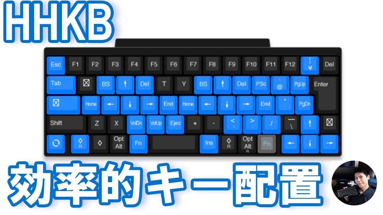 操作性向上！】おすすめのキー配置【HHKB】 - YouTube