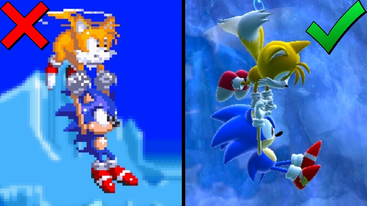 Classic Sonic And Classic Tails In Sonic 4 